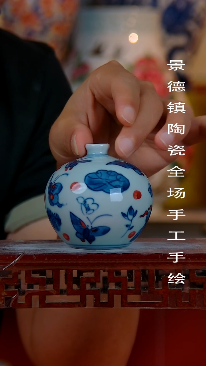 摆件景德镇陶瓷 全场手工手绘