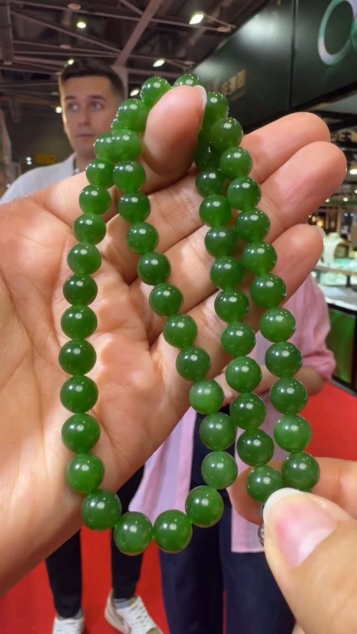 和田玉未镶嵌颈饰杭州珠宝展假一罚十