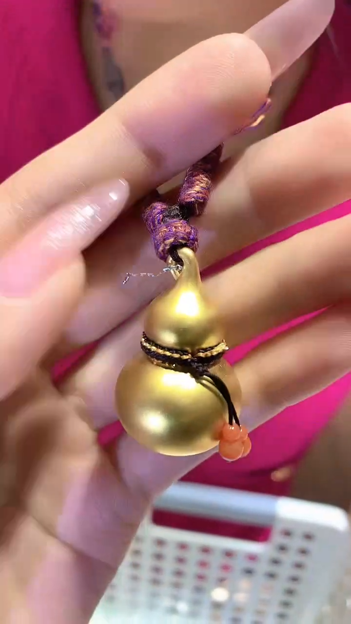 【闪购商品】定制足金吊坠(不含链)葫芦吊坠（不含链）