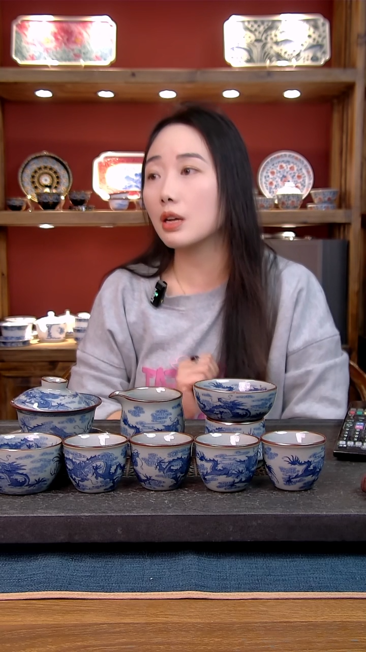 简装家用款8件套 老陶泥开片纹陶瓷茶具