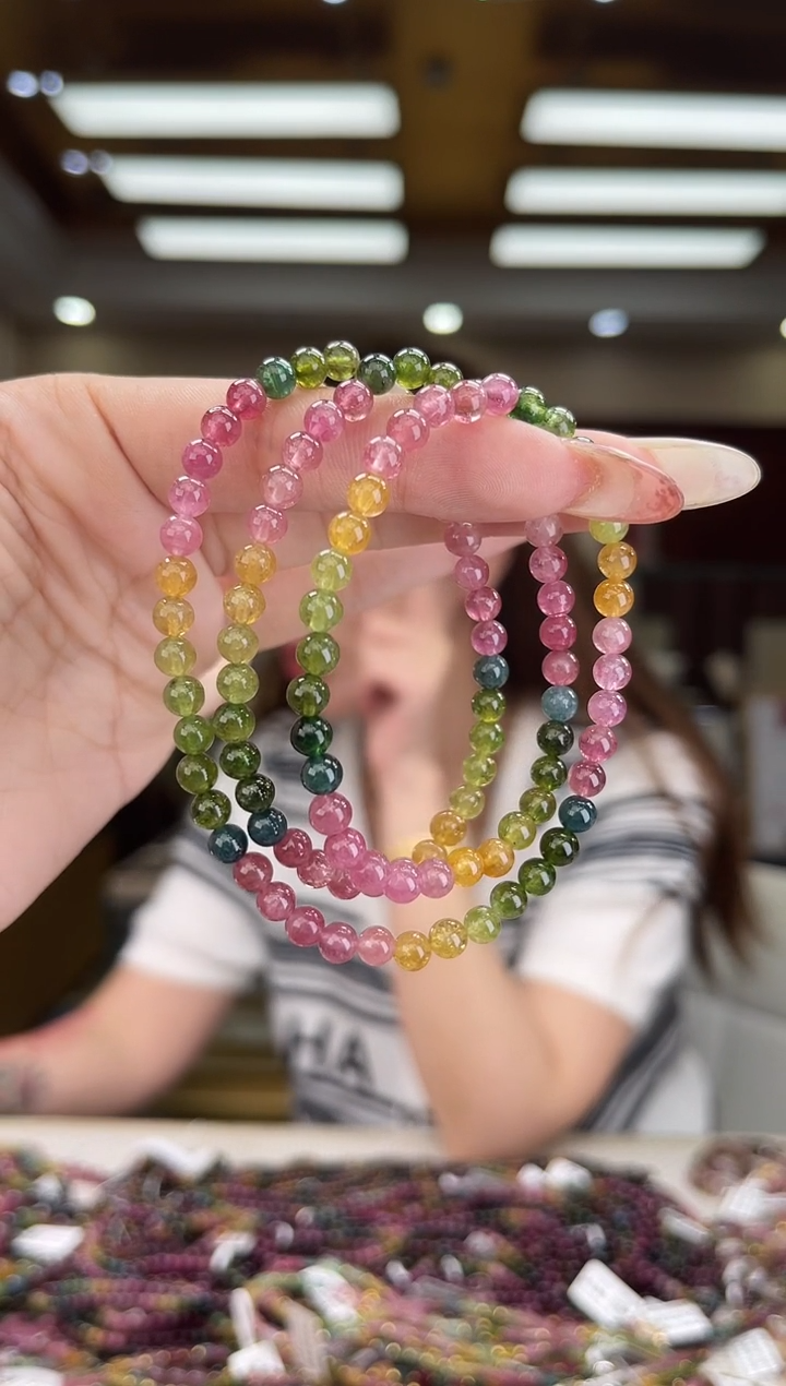 /未镶嵌碧玺5mm+多圈多样性发货