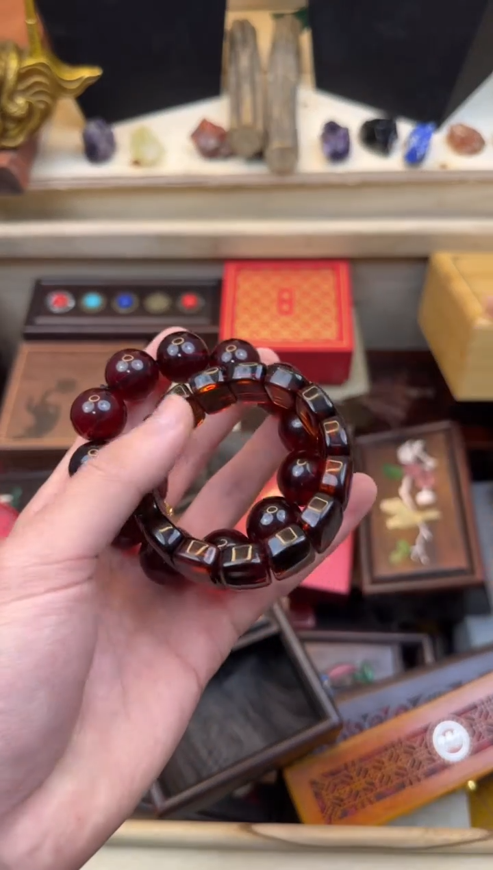 手链血珀未镶嵌【闪购商品】主播精品链接血珀手牌手串