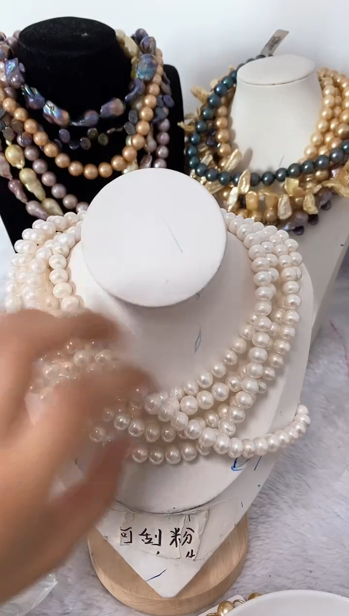【闪购商品】淡水珍珠颈饰钛钢41