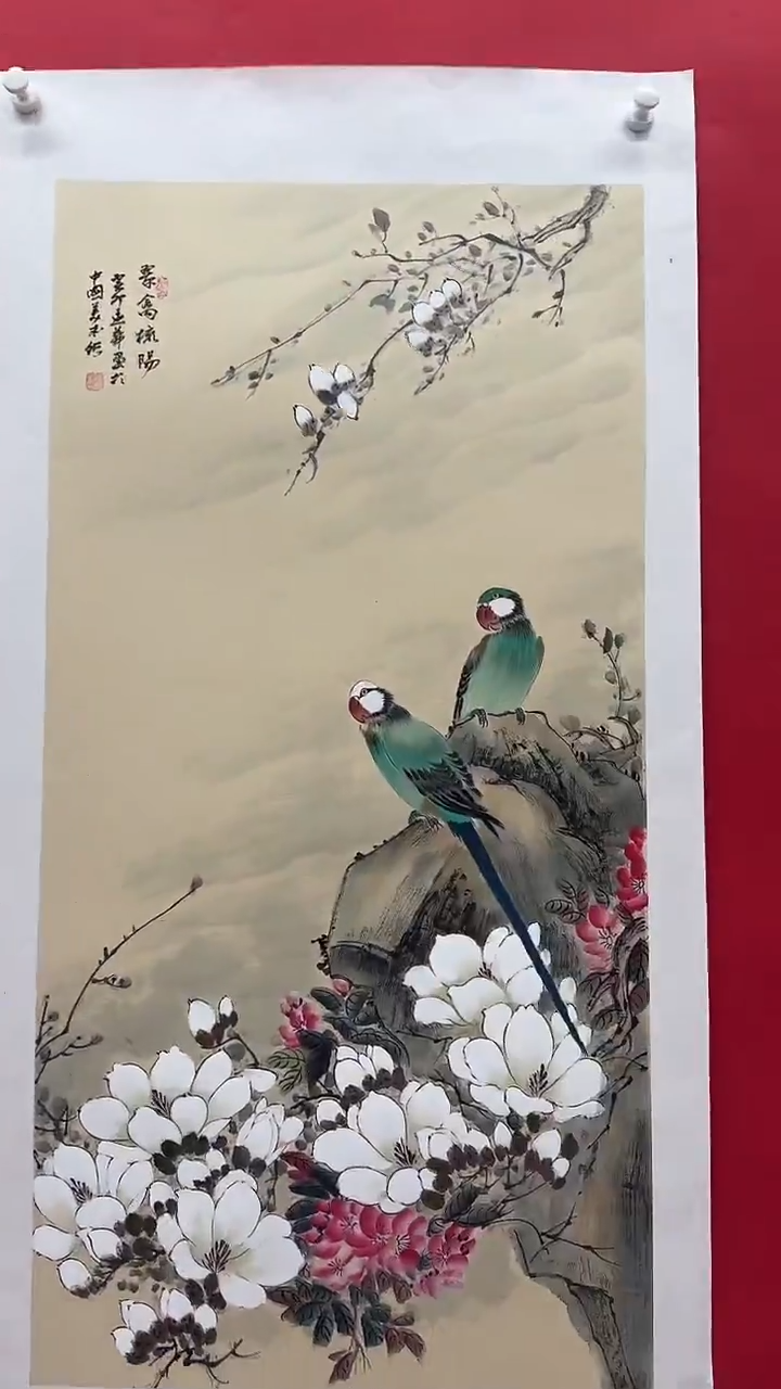 国画画家陆远华纯手绘原作