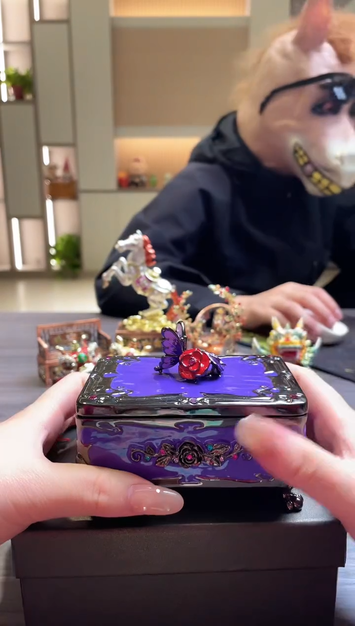 七宝烧收纳          摆件      