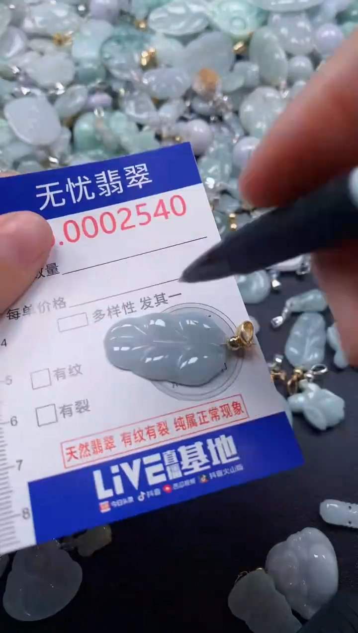 颈饰未镶嵌翡翠2540