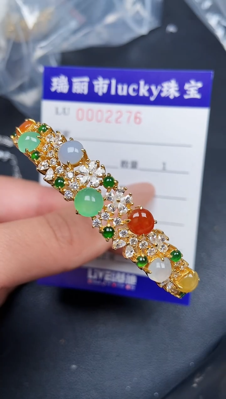 【闪购商品】翡翠颈饰银S925镶嵌2276