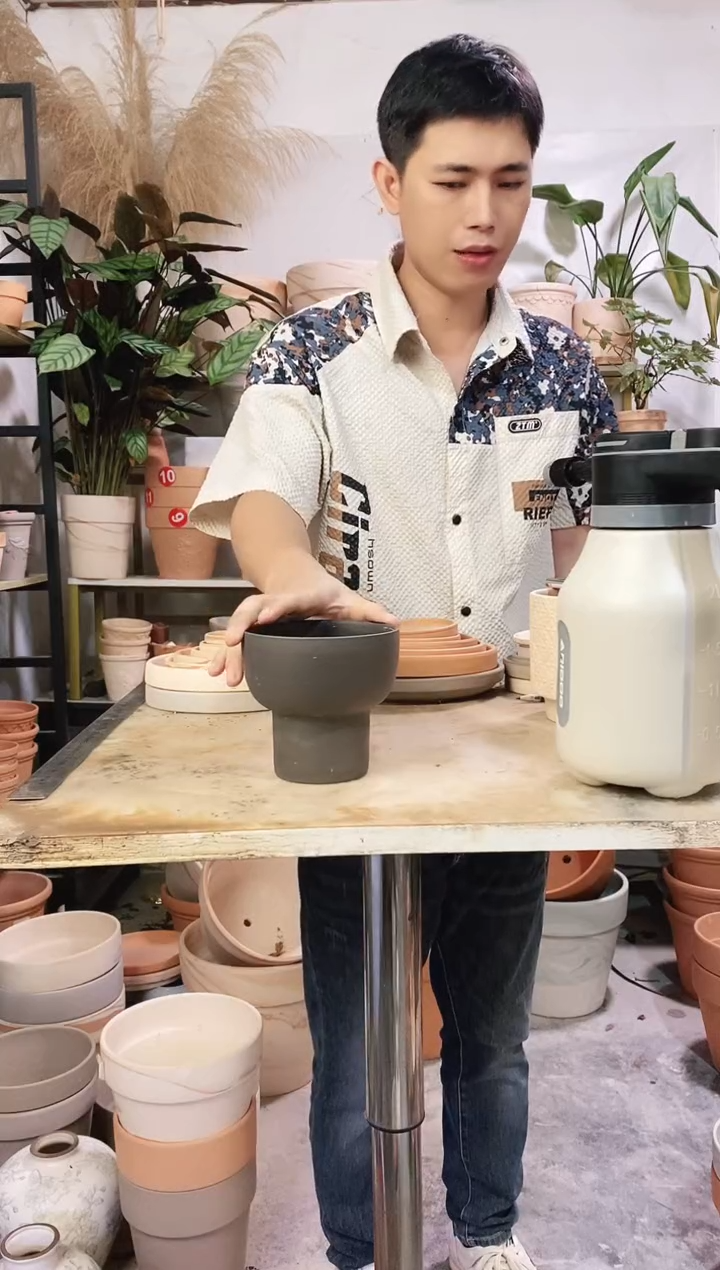 13*12黑陶火锅 1盆无托