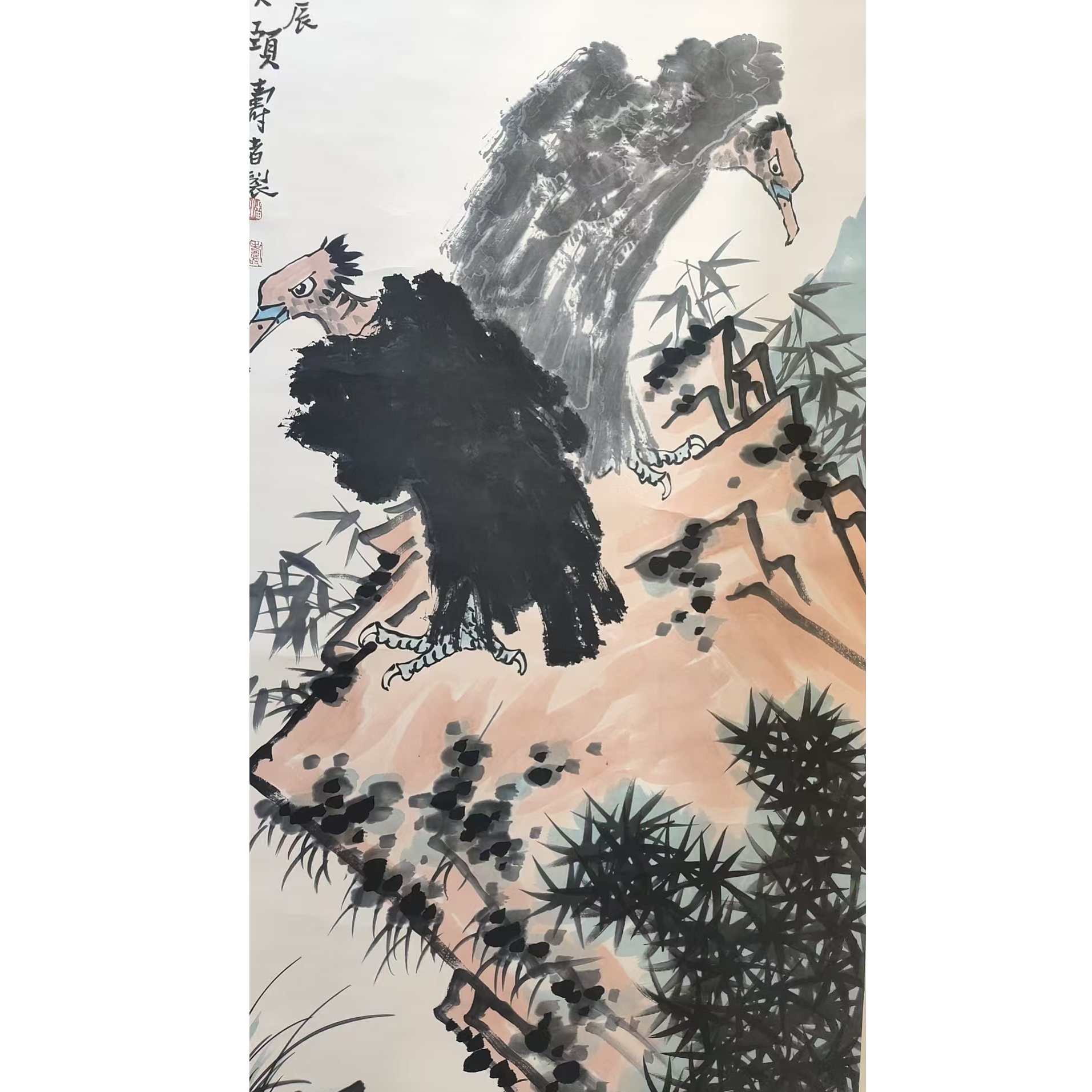 潘       老鹰立轴138/67