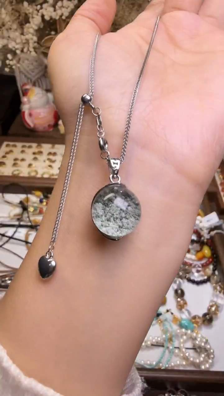 水晶摆件未镶嵌项链