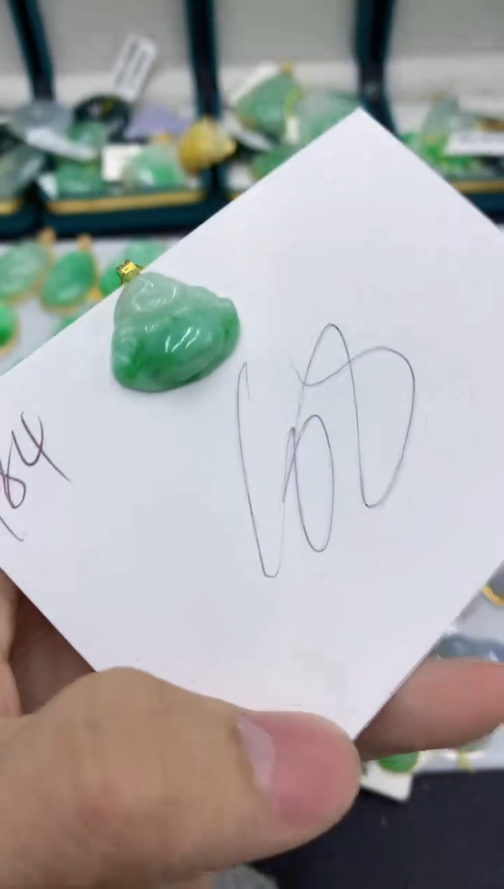 【闪购商品】翡翠颈饰18K金镶嵌号链接11111