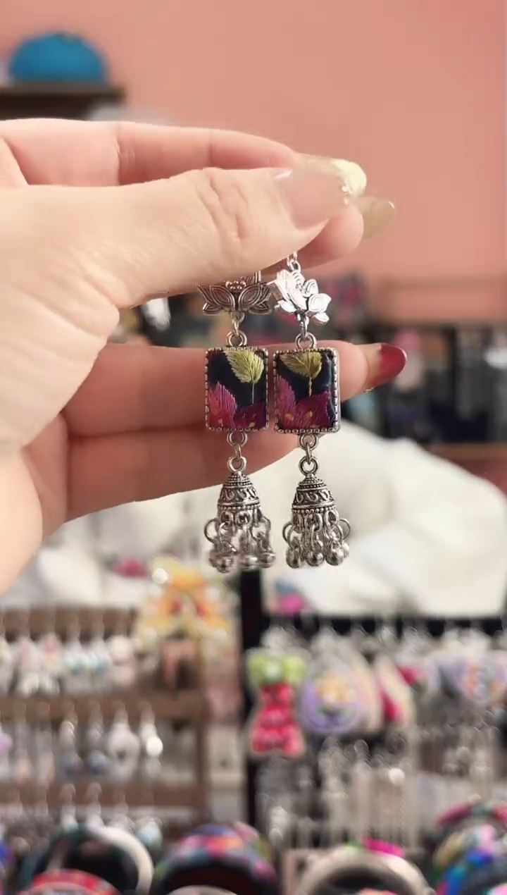 织绣艺枝独绣手工饰品120