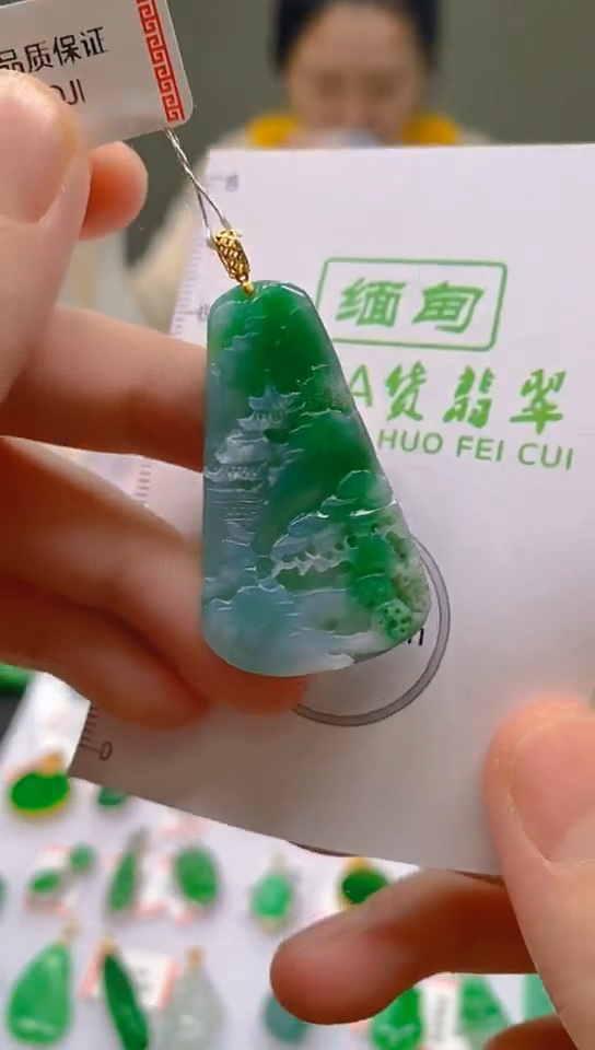 【闪购商品】翡翠颈饰18K金镶嵌新号开播，全场乱卖