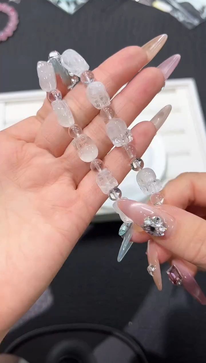 水晶手链未镶嵌67e多样性发其一【1条】默认微瑕