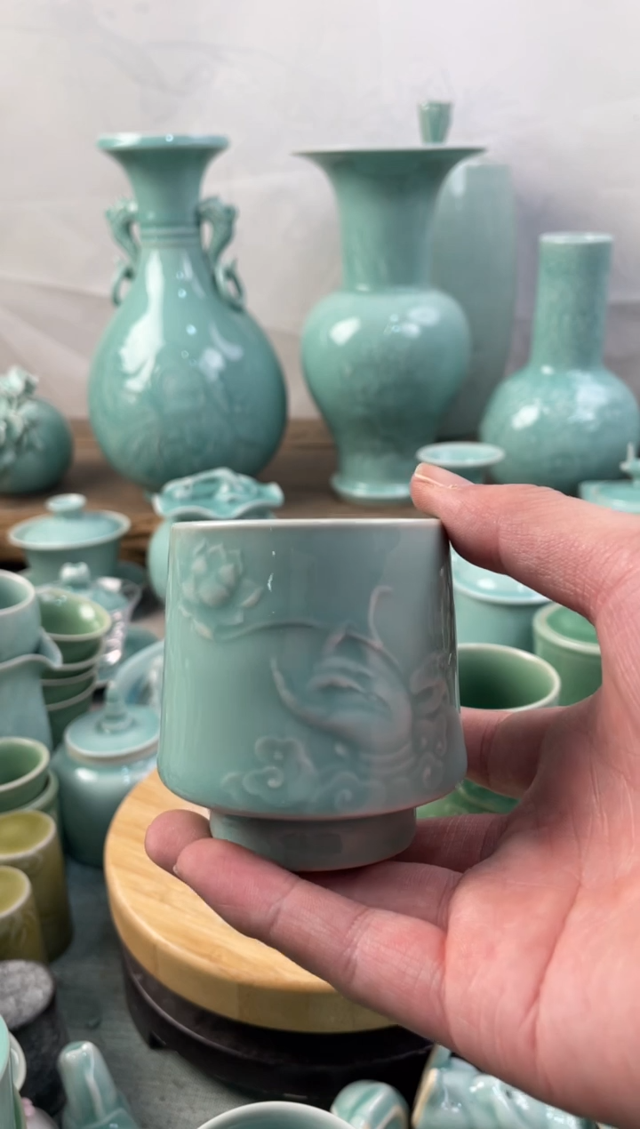 【闪购商品】特价福利 微瑕 慧仙青瓷