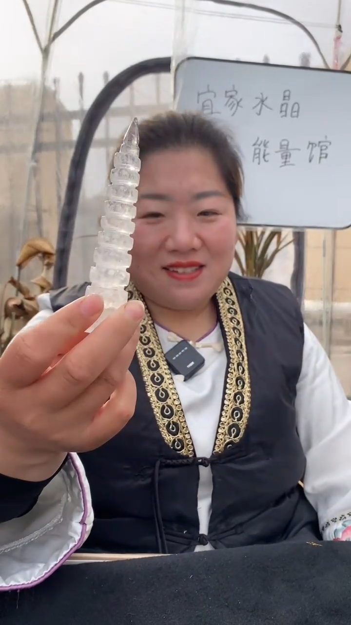 【闪购商品】水晶文昌塔未镶嵌白水晶文昌塔D156