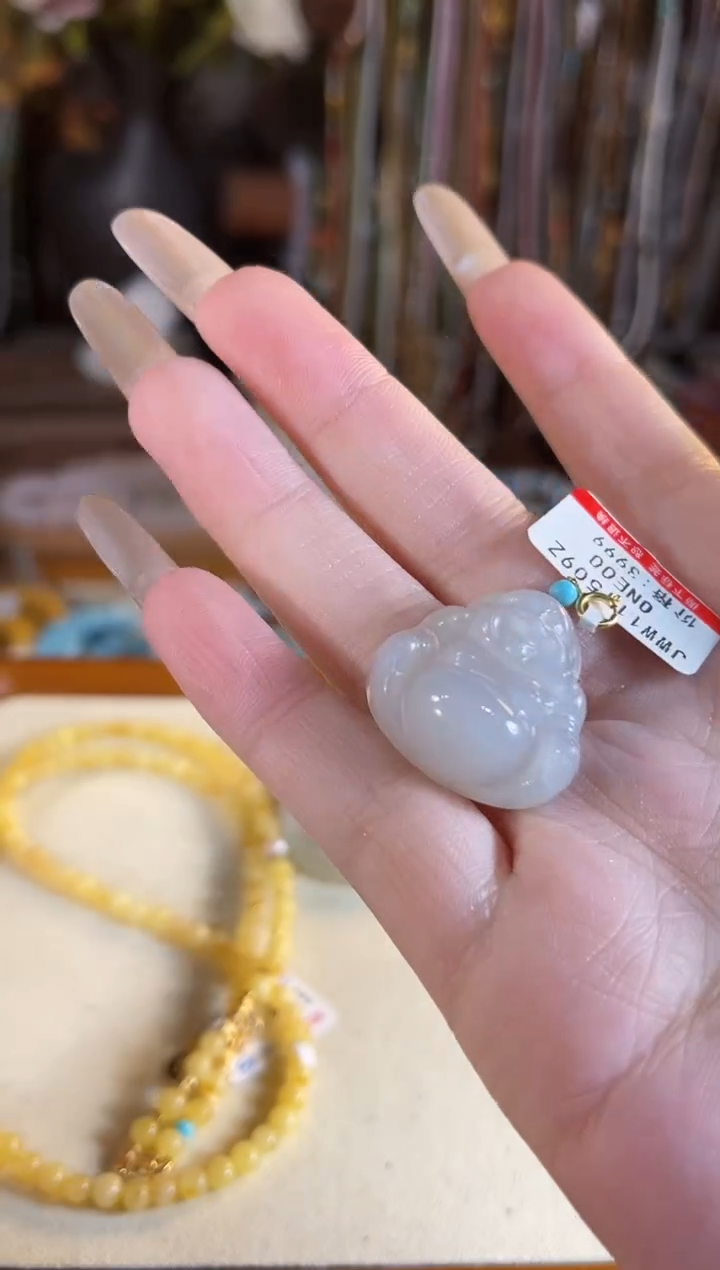 【闪购商品】和田玉吊坠(不含链)银S925镶嵌多样性发货其一