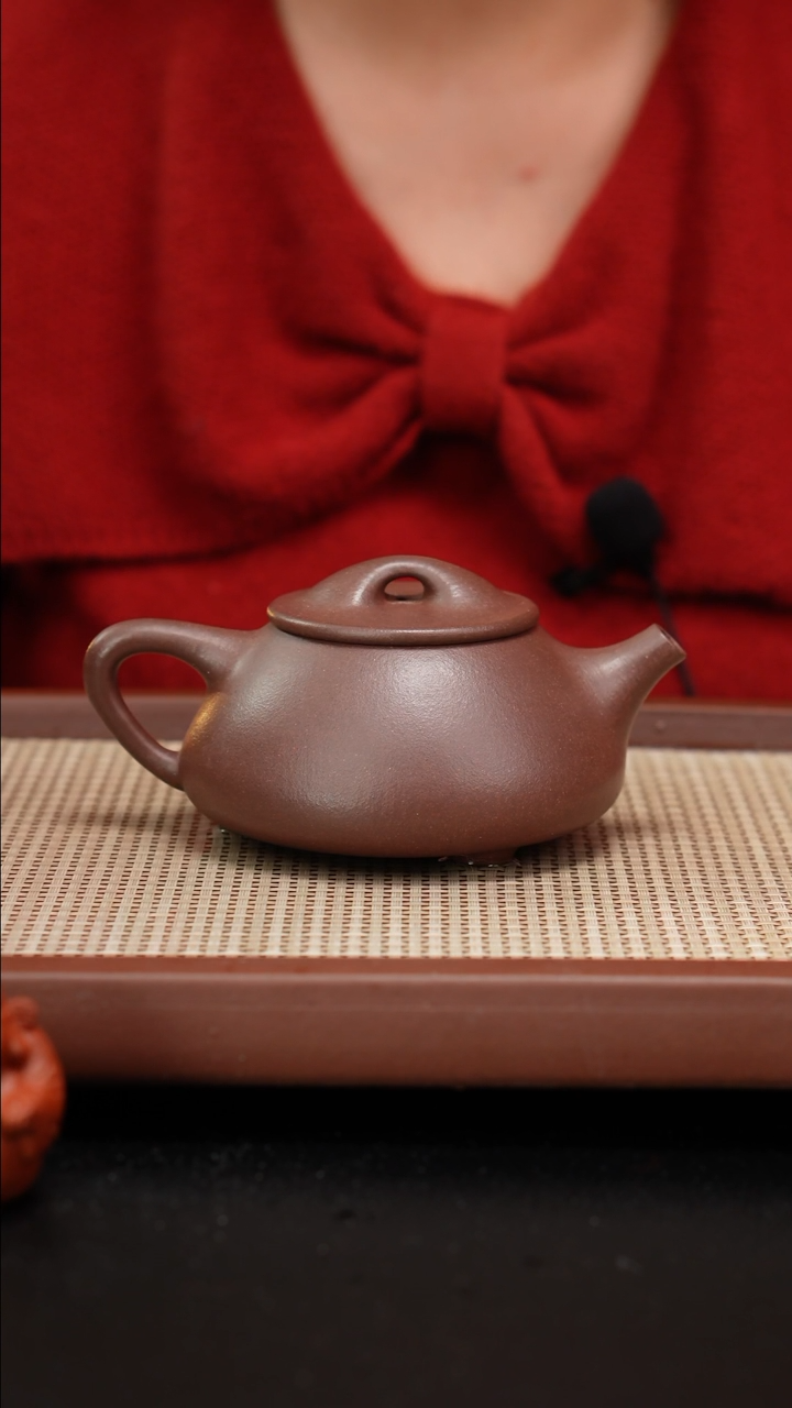 【闪购商品】紫砂茶壶全手工底曹清景舟石瓢260