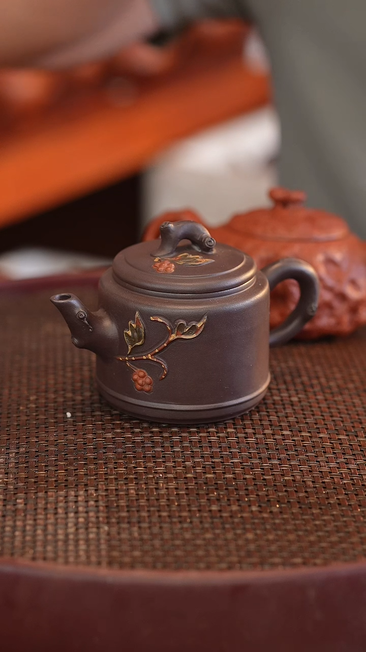 茶壶紫砂5原矿手工制作
