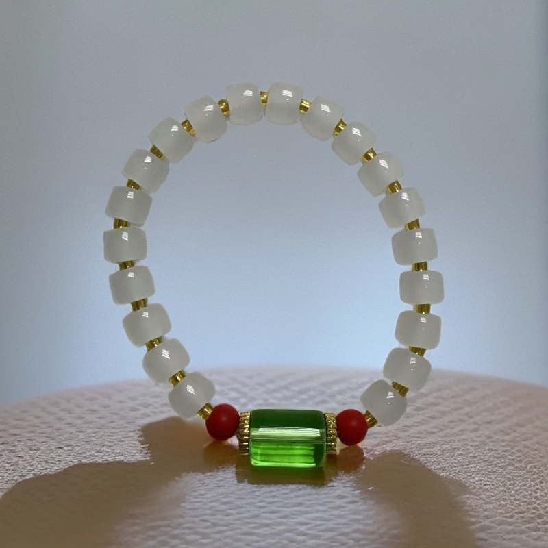 【照耀千秋 尽耀光芒】A917白冰石手串