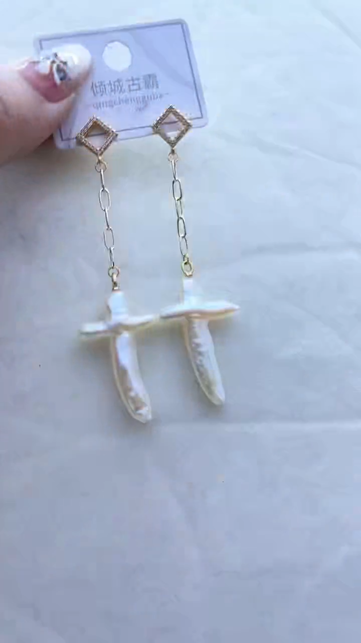 【闪购商品】淡水珍珠耳饰银S925镶嵌149