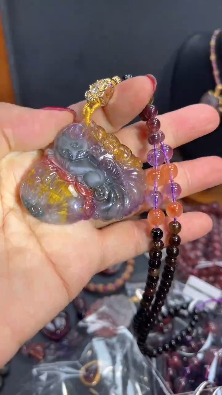 【闪购商品】水晶颈饰未镶嵌【百晶灵儿】天然水晶定制款