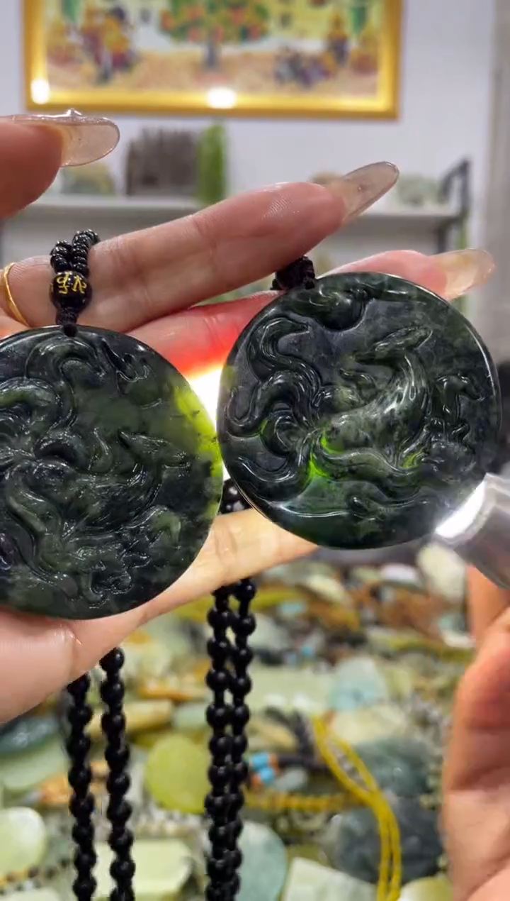 【闪购商品】岫玉吊坠未镶嵌            