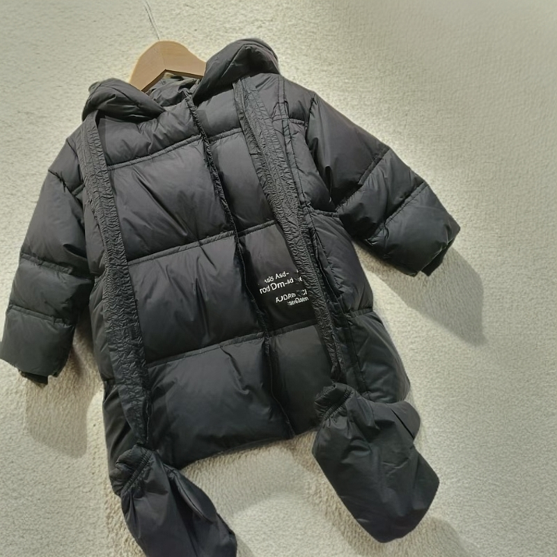 小童冬款叮6508儿童洋气休闲时尚加厚宝宝韩版连帽羽绒服