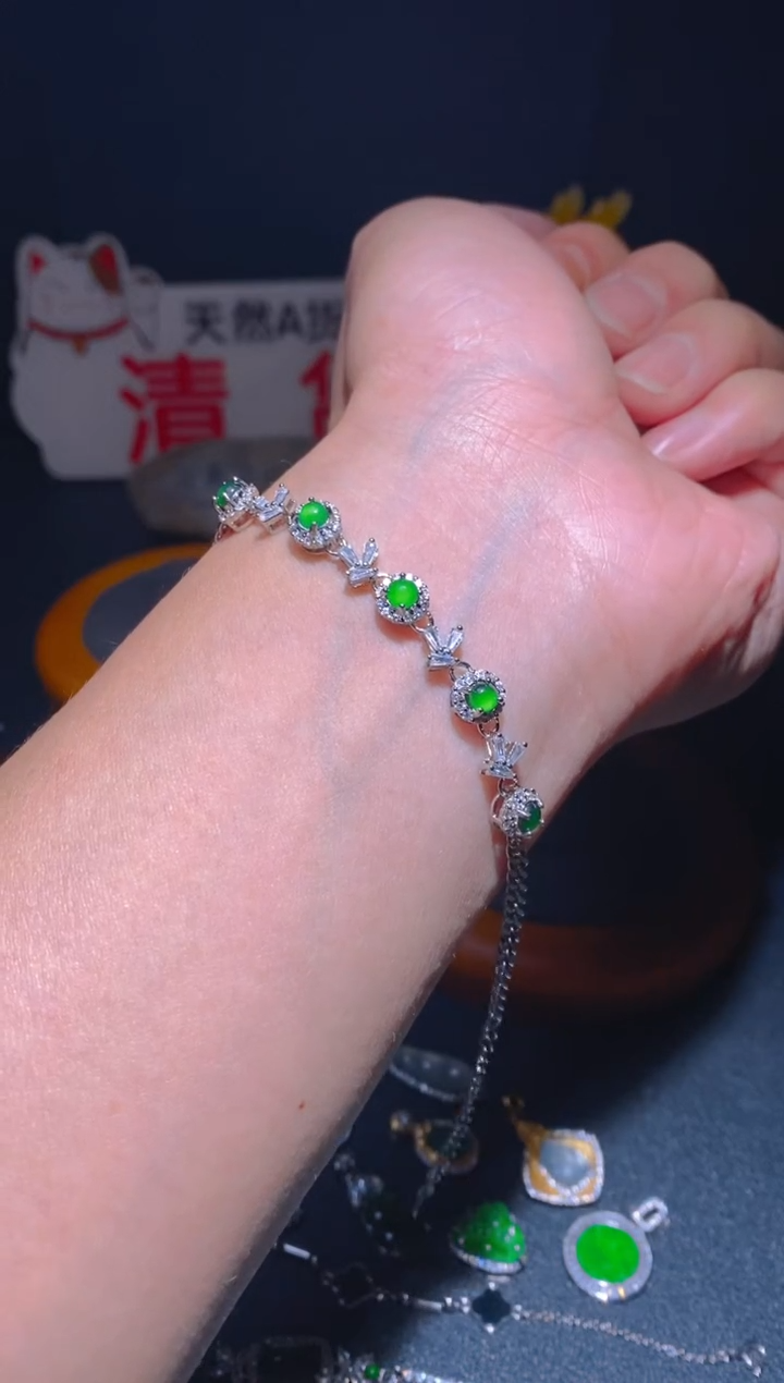 【闪购商品】翡翠耳饰未镶嵌翡翠