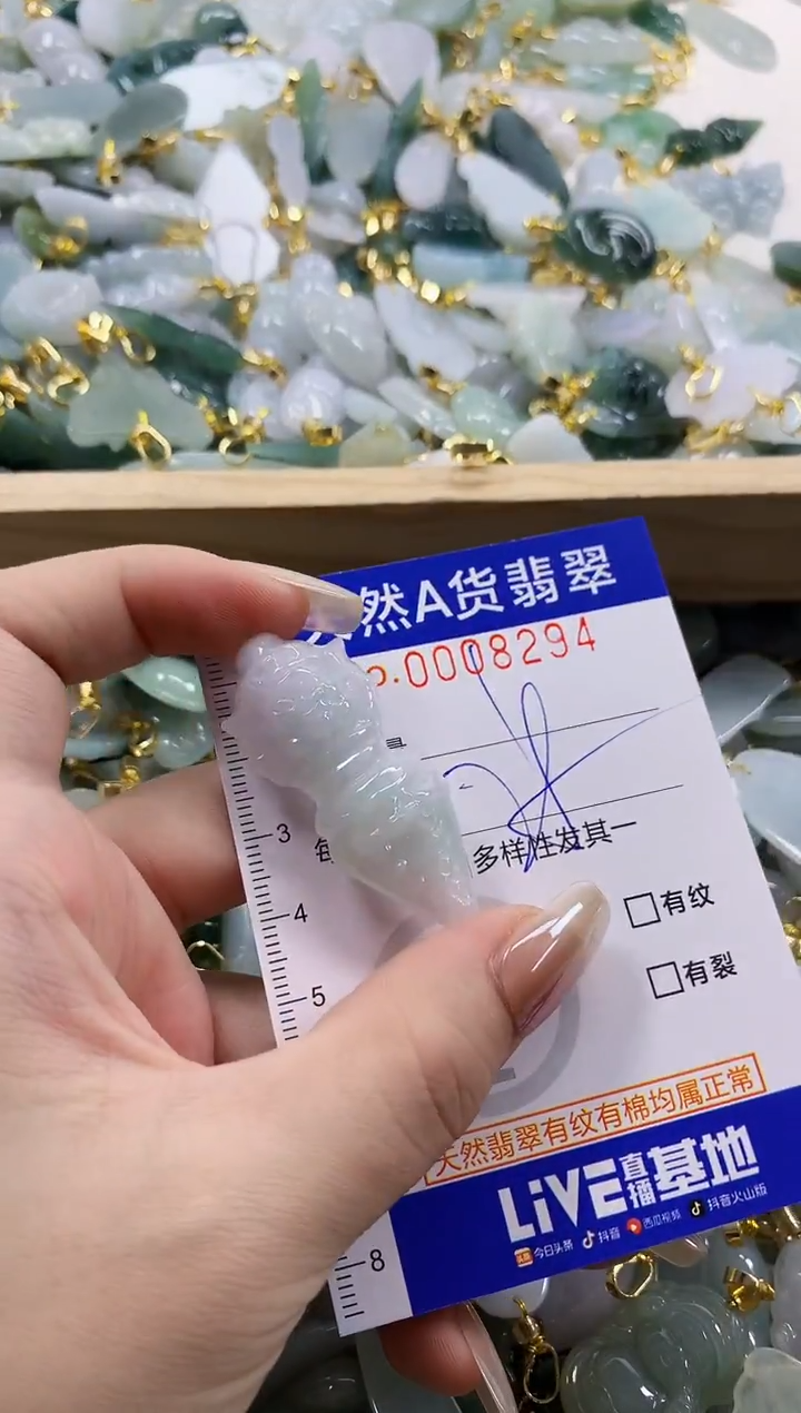 颈饰未镶嵌翡翠天然A货翡翠