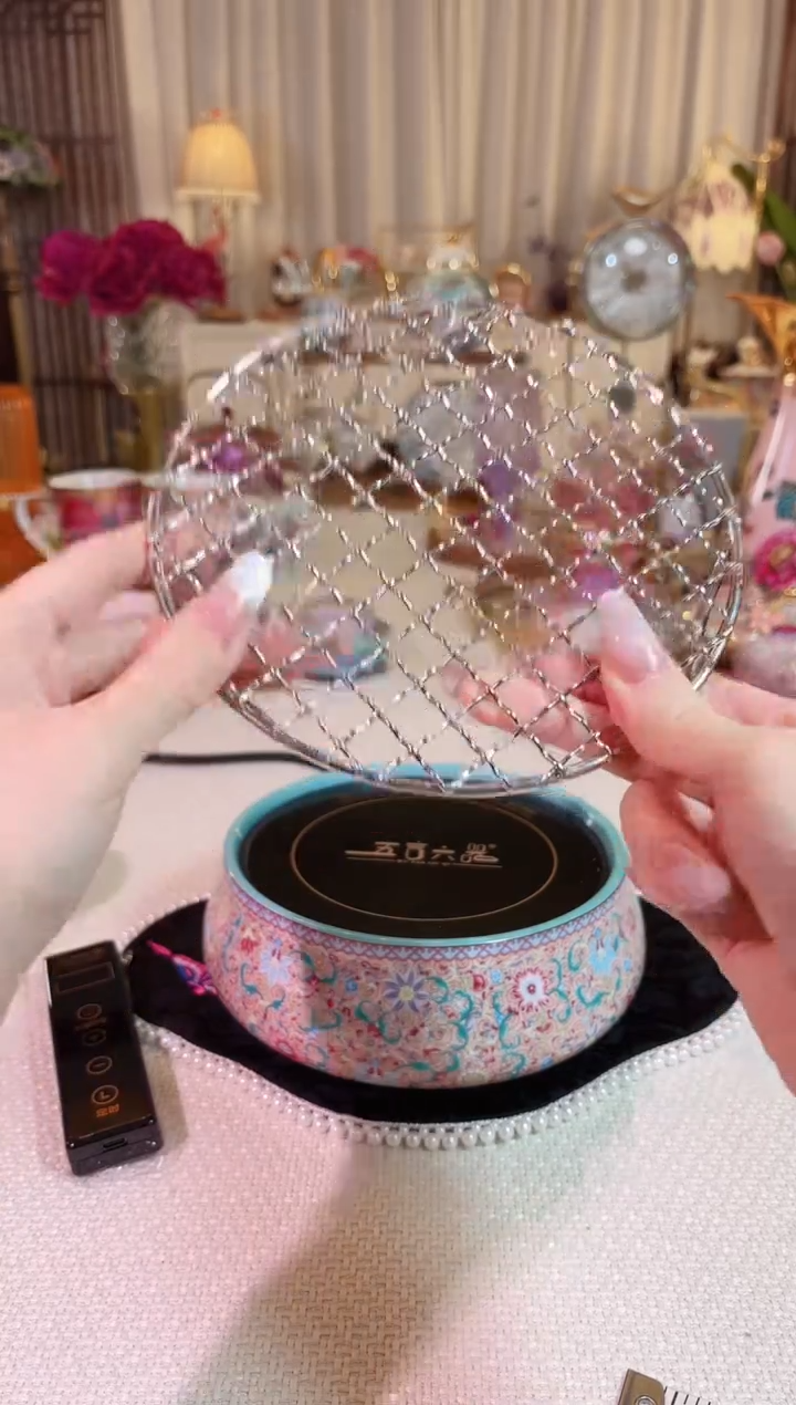 【闪购商品】瓷不锈钢烤网—16.5cm