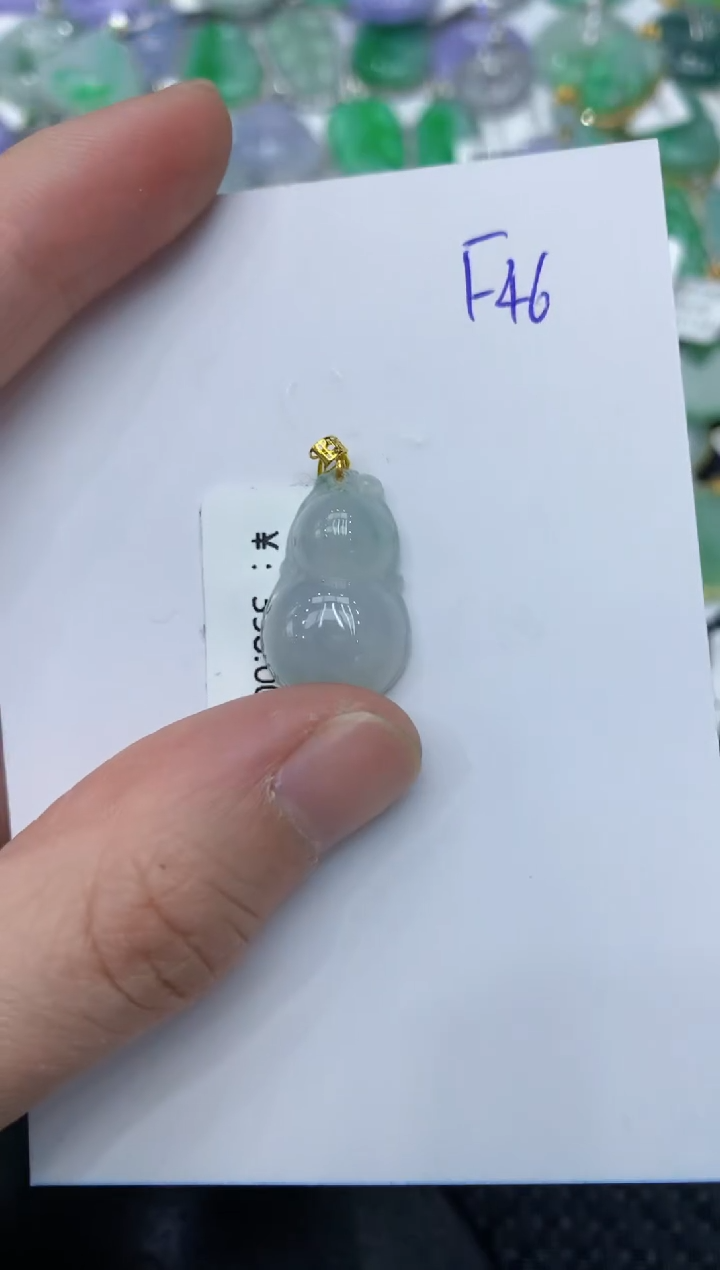 【闪购商品】翡翠颈饰18K金镶嵌11111111111