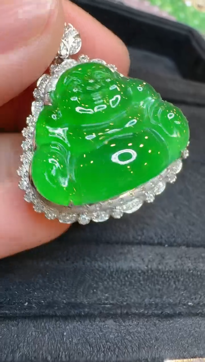 【闪购商品】翡翠吊坠(不含链)18K金镶嵌多样性团购发一件