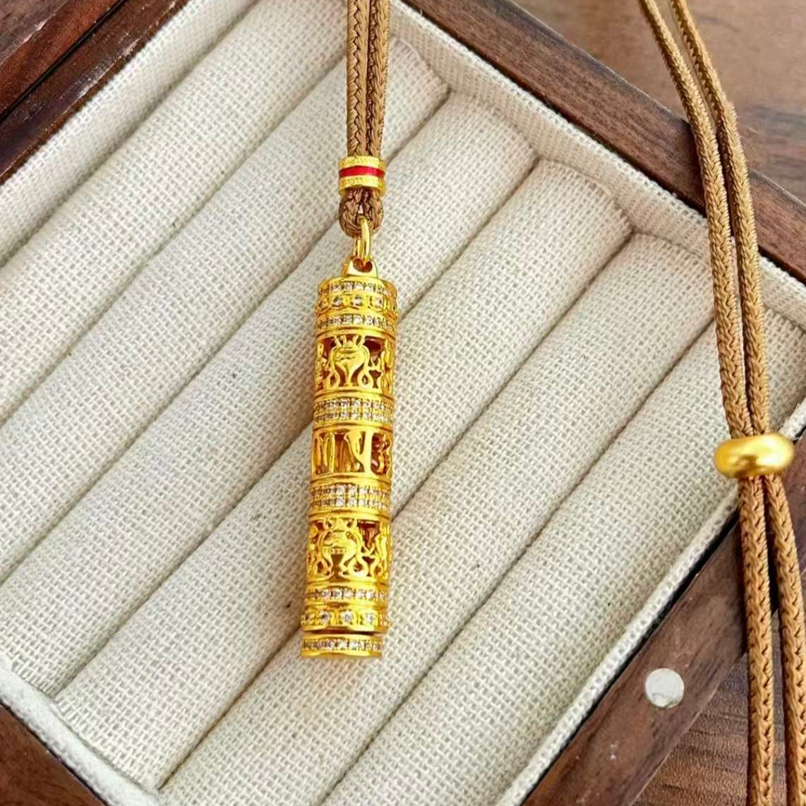 合金吊坠 节节高升八宝随身佛吊坠