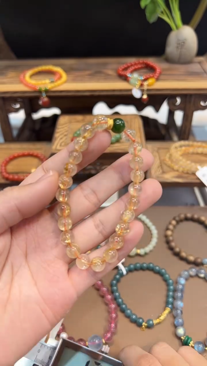 【闪购商品】水晶手绳未镶嵌@@手饰
