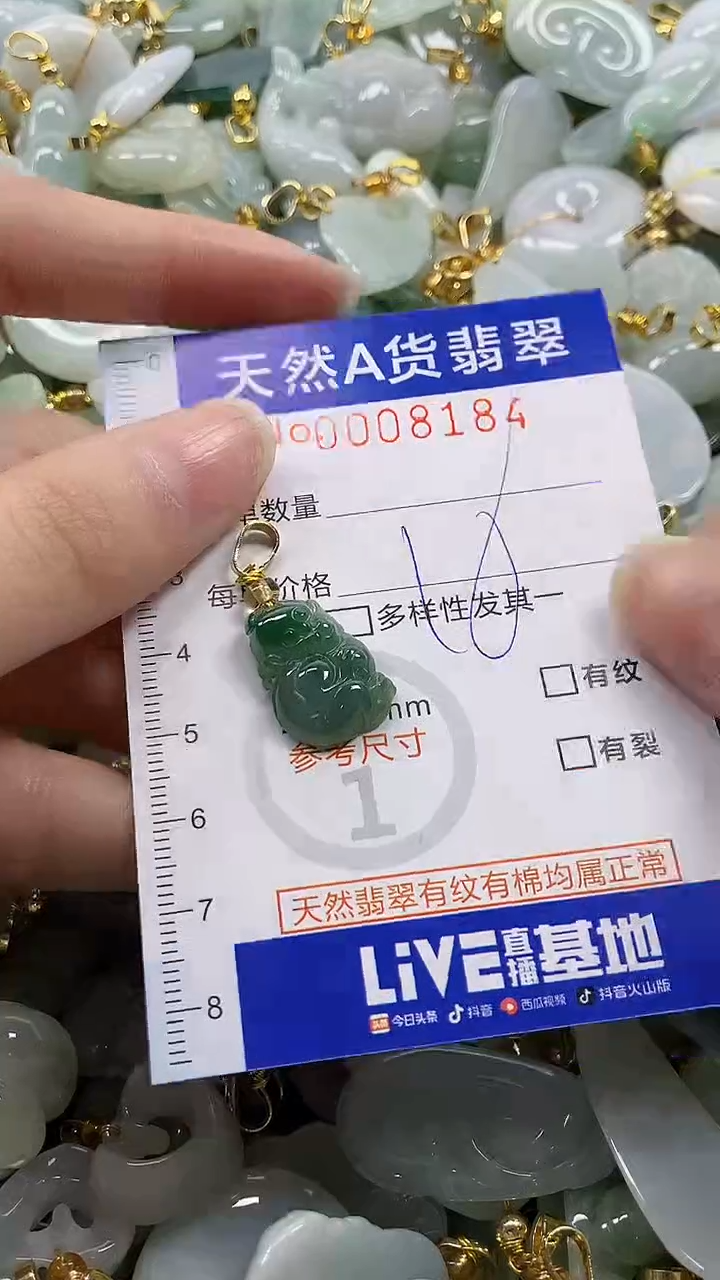 颈饰未镶嵌翡翠天然A货翡翠