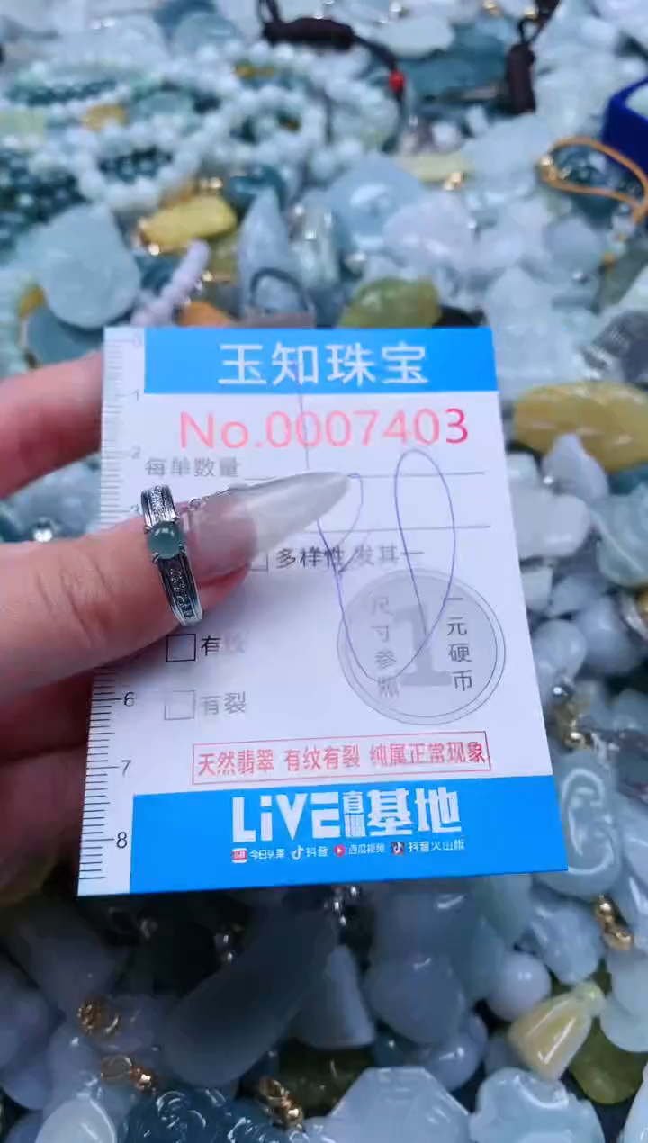 【闪购商品】翡翠吊坠(不含链)未镶嵌7403