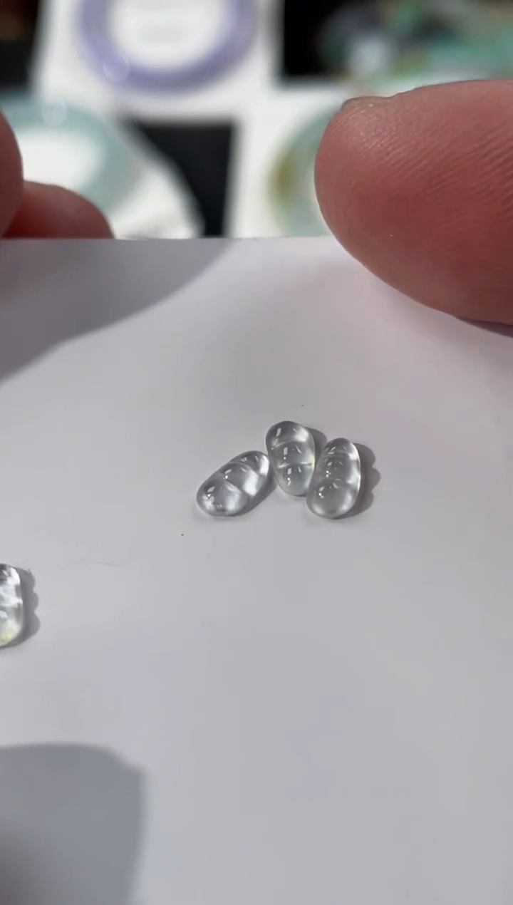 【闪购商品】翡翠颈饰未镶嵌一对