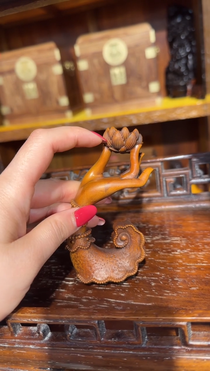 【闪购商品】木木艺黄杨木佛手摆件208.888