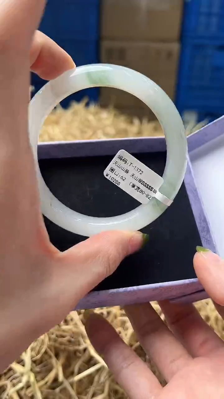 未镶嵌手镯石英质玉T1372