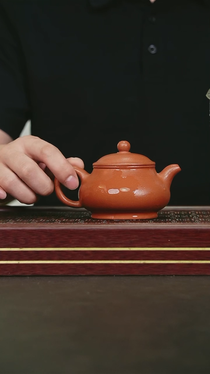 茶壶紫砂红降坡潘壶why
