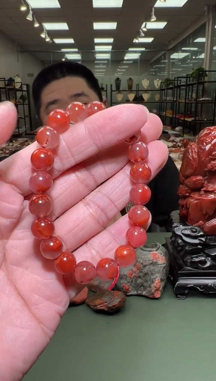 【闪购商品】南红玛瑙单圈手串未镶嵌一条约9mm 多样性发货