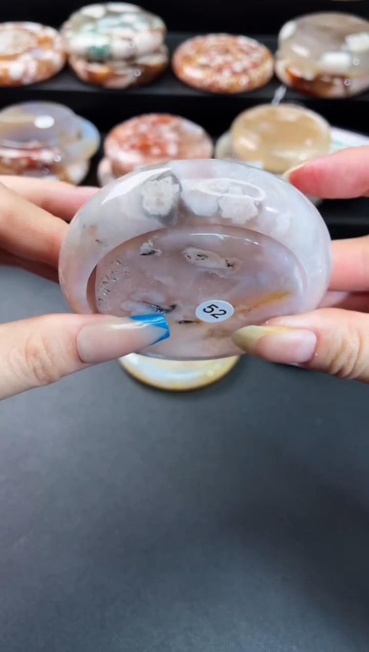 手镯玛瑙/玉髓未镶嵌石英质玉57圈56/57带(赠送镯心)