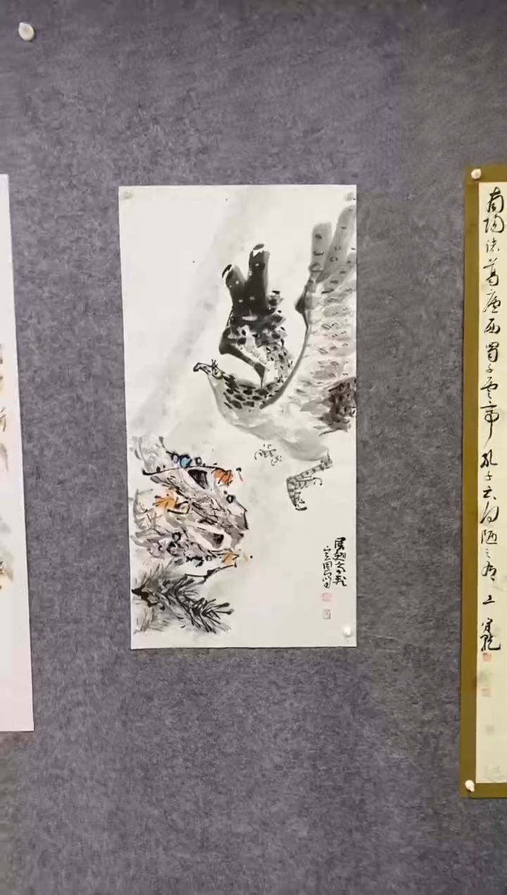 国画尚定固国画作品