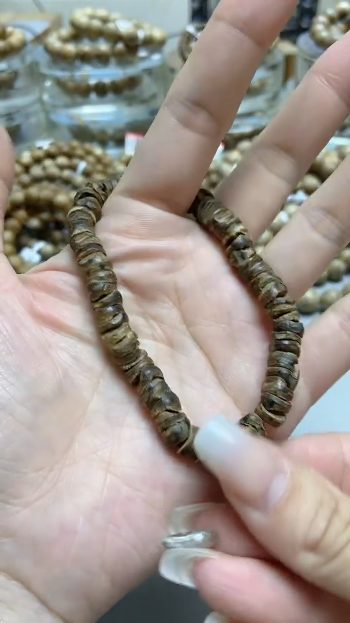 手串沉香达拉干随型单圈牛肉干留疤沉水多样性发其一