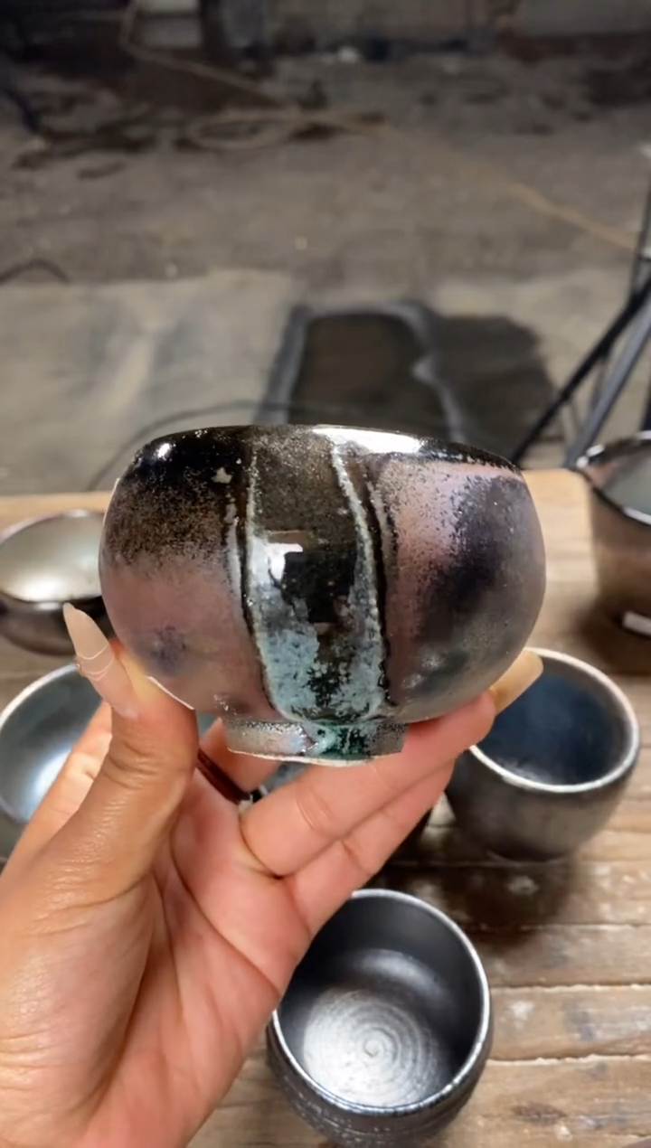 【闪购商品】微瑕浪鬼柴烧-微瑕主人杯