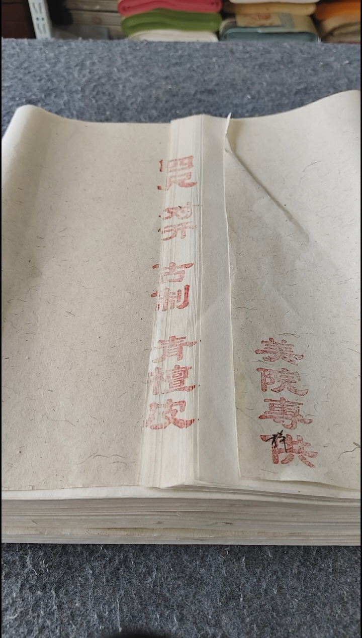 四尺对开高货古制青檀皮生宣50张