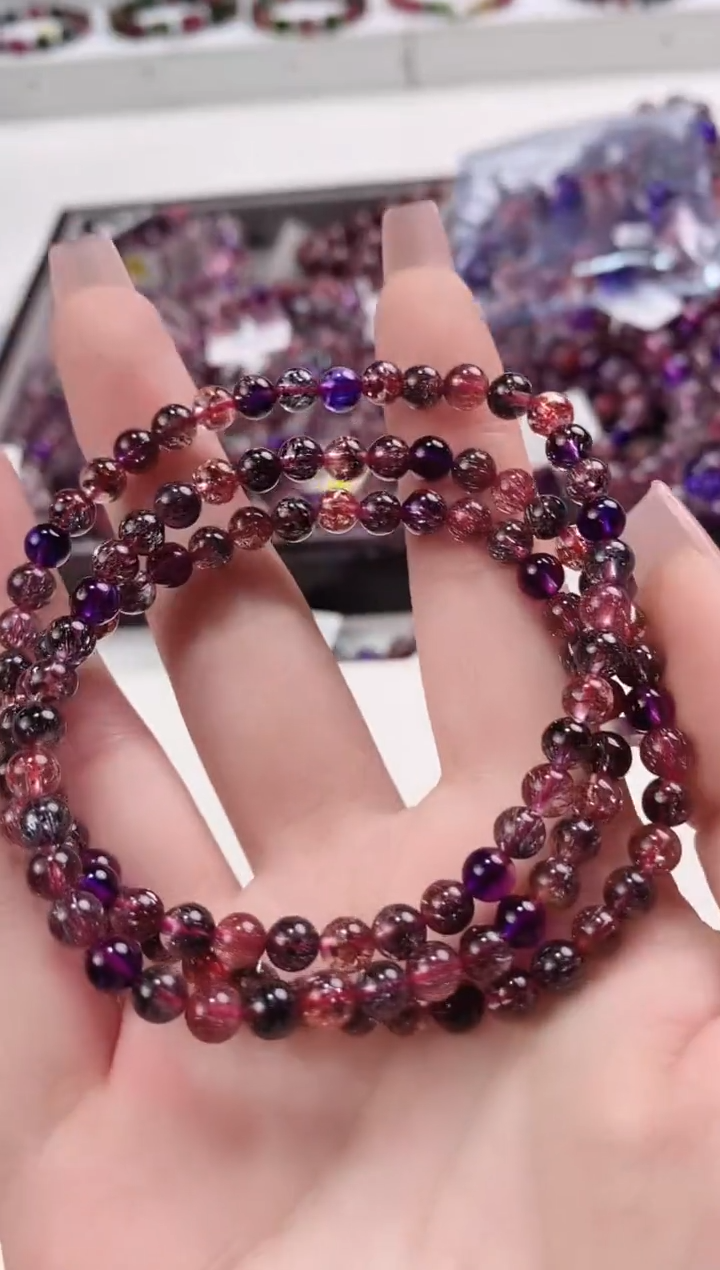 【闪购商品】水晶手串未镶嵌5mm多样性发货发其一