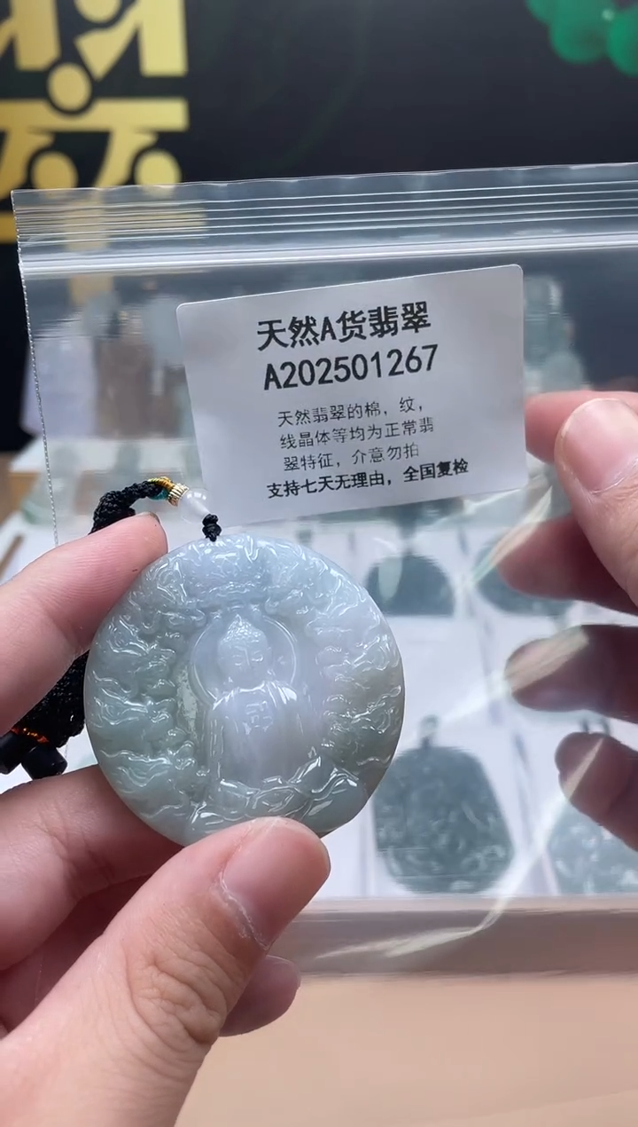 翡翠未镶嵌颈饰交个朋友05240089