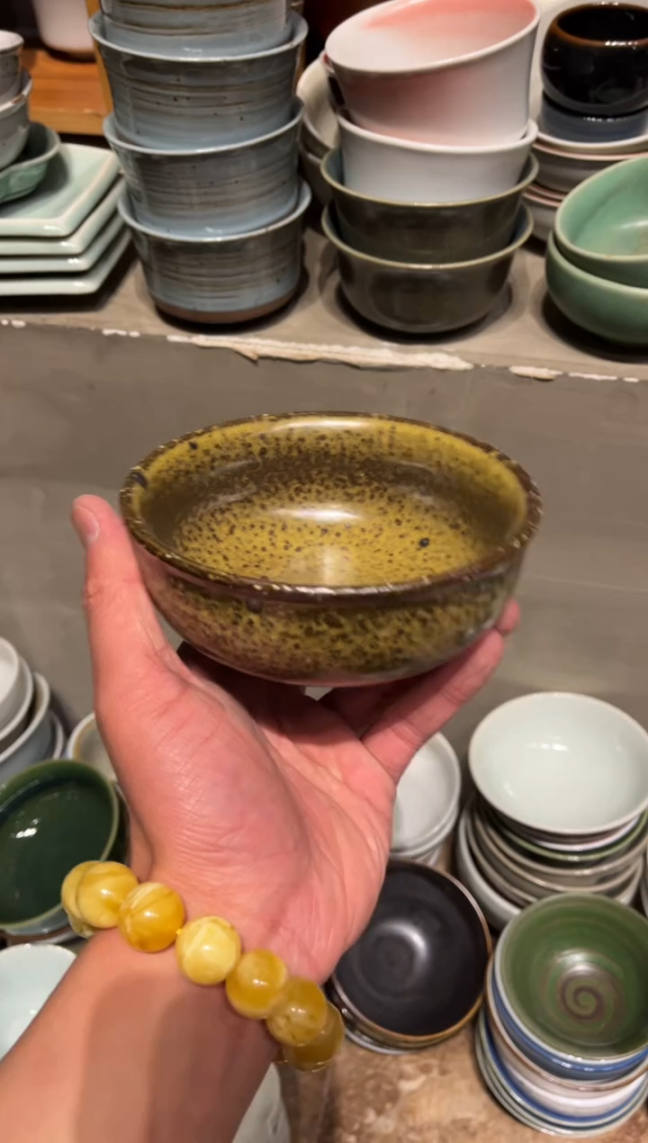 【闪购商品】瓷片5寸粗陶柴烧米饭碗